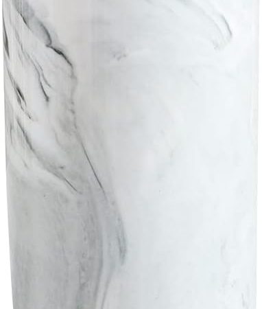 Marble ceramic mug, creative toothbrush holder, simple drinking cup. (Grey)